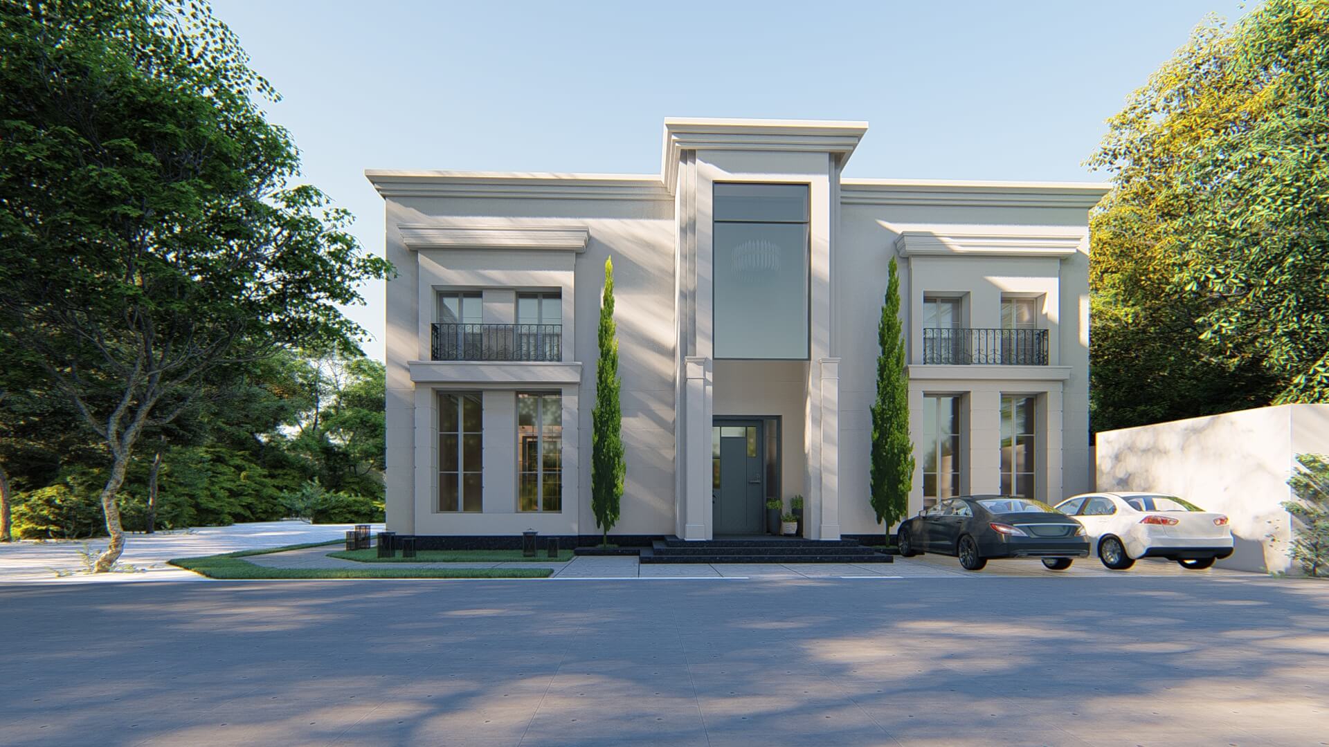 واجهات وتصميم داخلي ابو سلطان